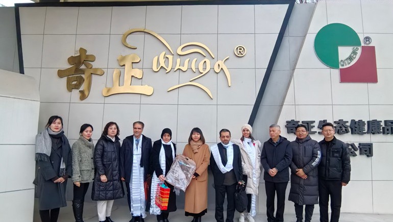 深掘藏醫(yī)瑰寶，共繪健康新篇——伊朗代表團(tuán)蒞臨奇正集團(tuán)參訪交流